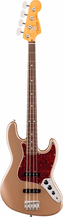 Fender American Professional Classic Jazz Bass RW Faded Firemist Gold - Elektrická basgitara