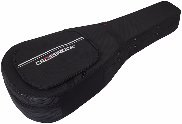 CrossRock CRP300DBK Black - Kufor na akustickú gitaru