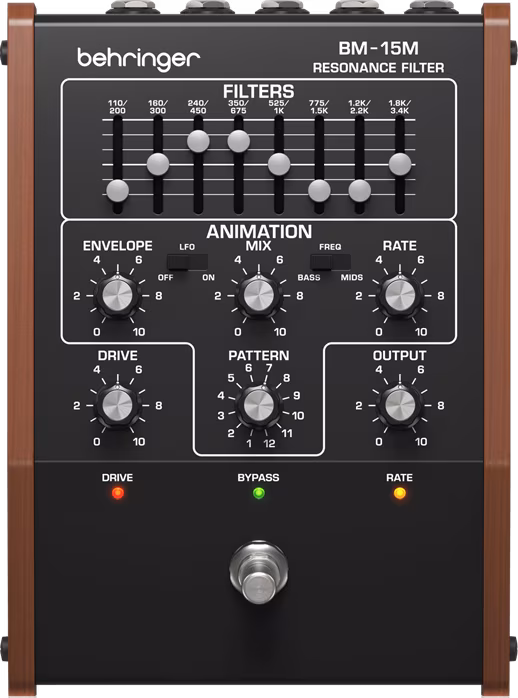 Behringer BM-15M Resonance Filter - Gitarový efekt