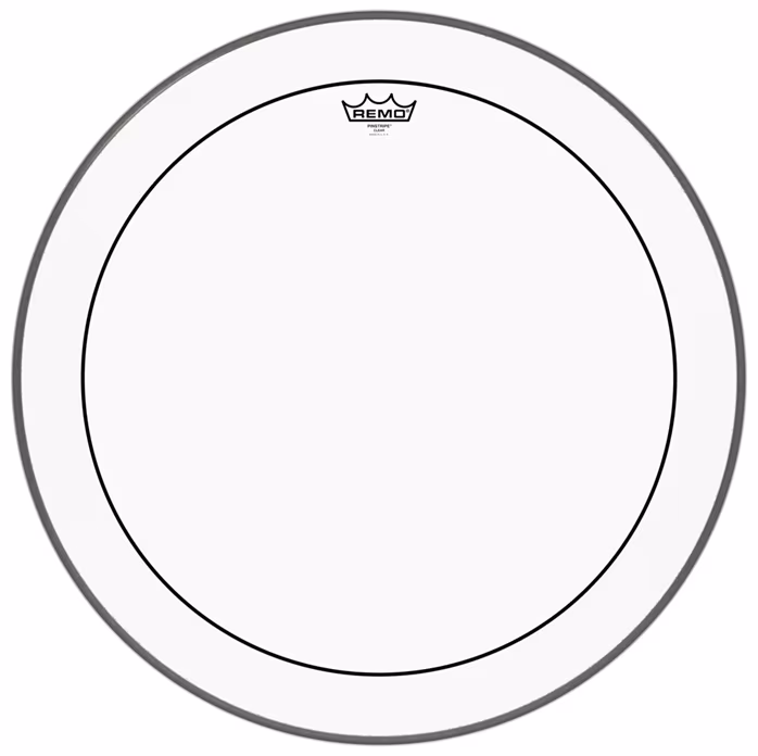 Remo 24" PinStripe Clear - Blana na basový bubon