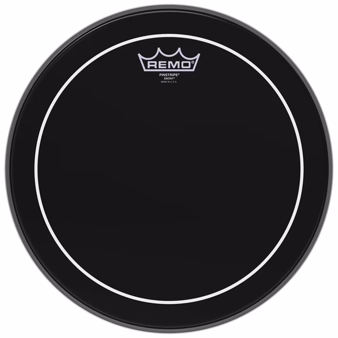 Remo 13" PinStripe Ebony - Blana na tomy