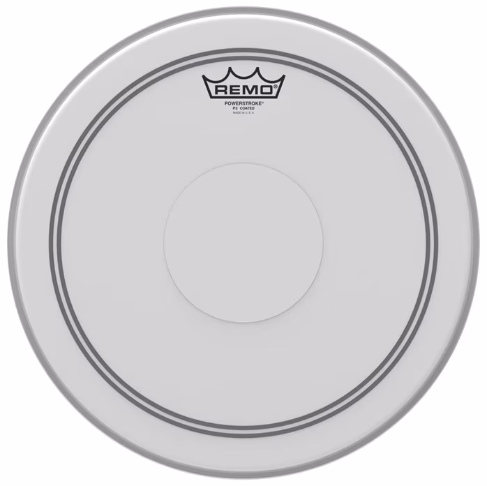 Remo 13" Powerstroke 3 Coated Clear Dot - Blana na snare bubienok a tomy
