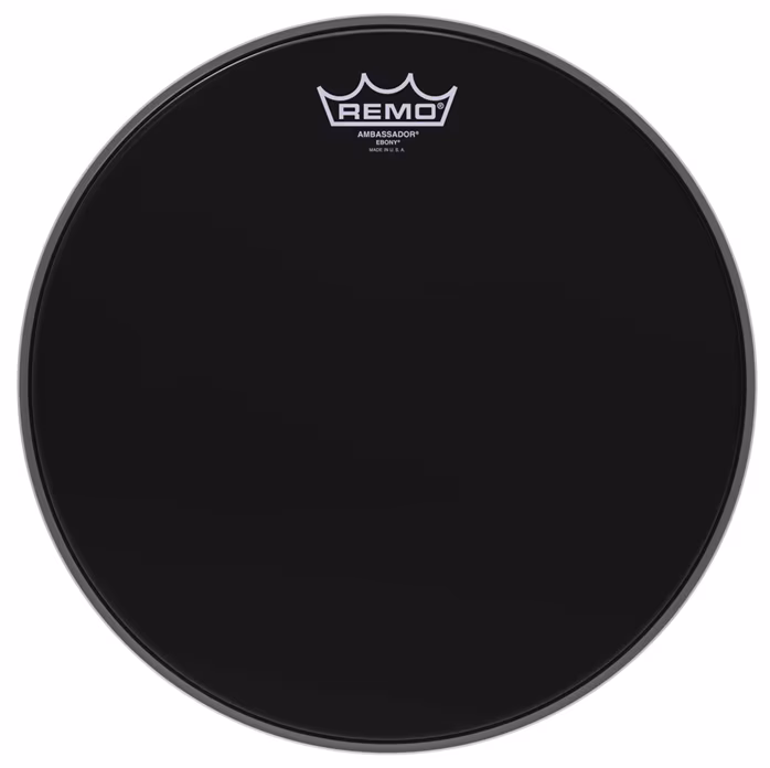 Remo 13" Ambassador Ebony - Blana na tomy
