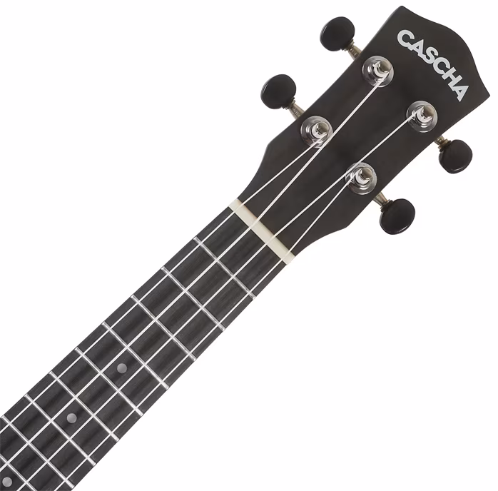 Cascha HH 3969 Soprano Ukulele Bundle Black - Ukulele komplet