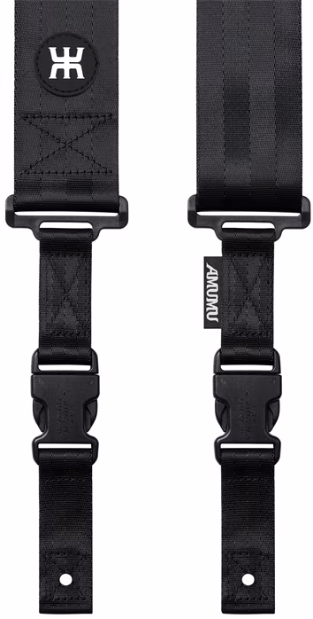 Amumu SNAPLOCK PRO Black - Gitarový popruh