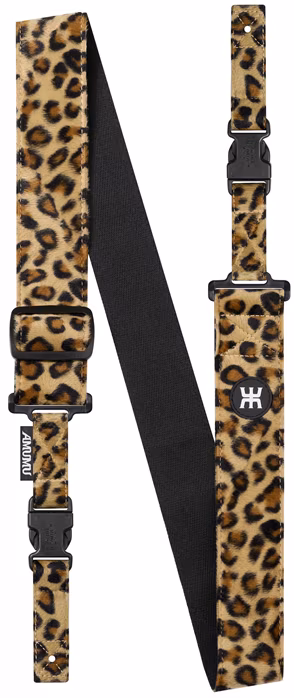 Amumu SNAPLOCK PRO Velvet Leopard - Gitarový popruh