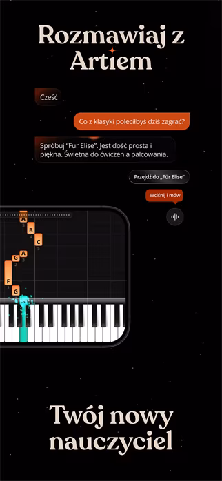 ArtMaster Artie: AI Nauka Pianina (iOS) - Softvér
