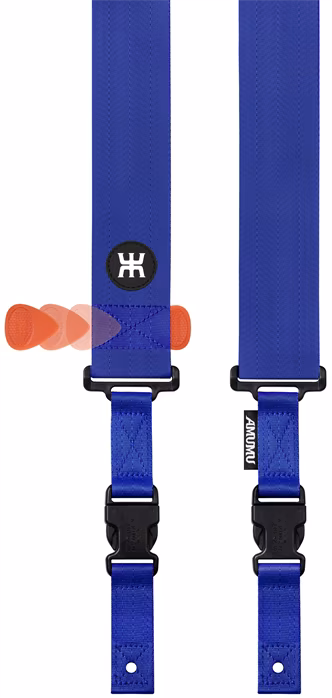 Amumu SNAPLOCK PRO Navy Blue - Gitarový popruh