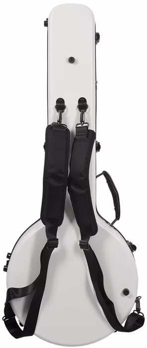 Razzor Fiberglass Banjo Case White - Kufor na bendžo