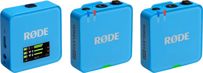 Rode Wireless GO Gen 3 - Blue - Duálna bezdrôtová súprava