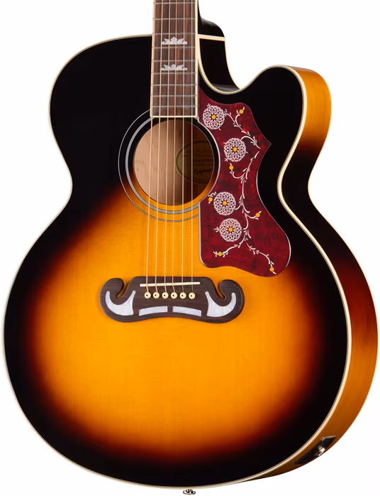 Epiphone J-200 Studio EC Vintage Sunburst - Elektroakustická gitara
