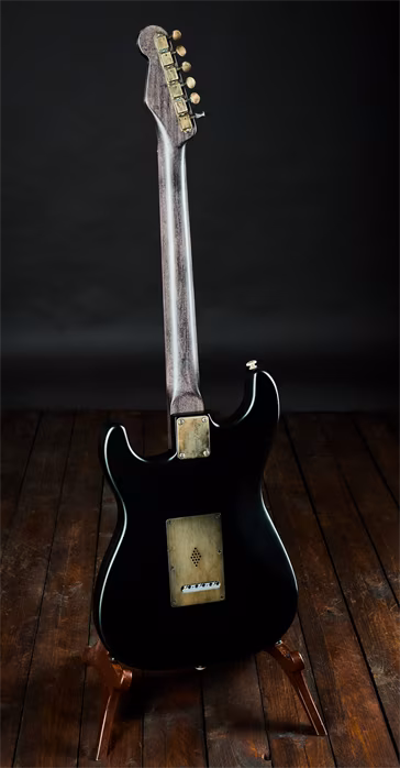 James Trussart 2010 Steel O Matic Antique Silver Snakeskin - Elektrická gitara