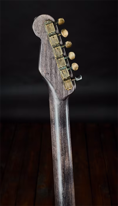 James Trussart 2010 Steel O Matic Antique Silver Snakeskin - Elektrická gitara