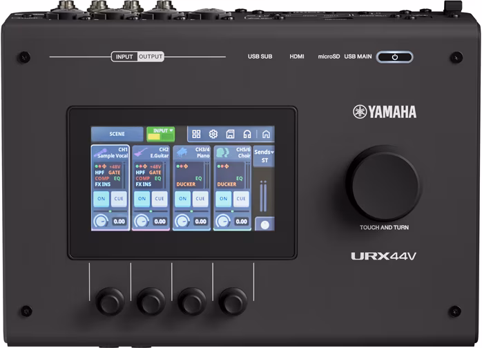 Yamaha URX44V BK - USB zvuková karta