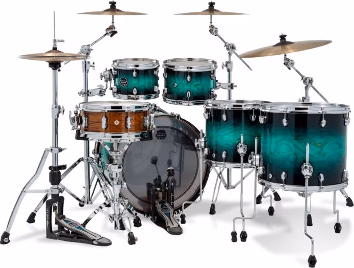 Mapex Saturn Marine Teal Burst Rock Set SR628XZXT - Súprava bicích