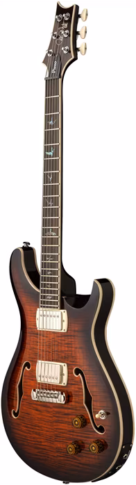 PRS SE Hollowbody II Piezo Orange Tiger Smokeburst 2026 - Semiakustická gitara