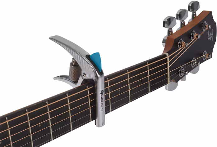 Guitto GGC-02 Revolver Capo Silver - Kapodaster