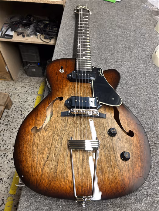 Godin LE 5th Avenue TL P90 Vintage Burst (použité) - Semiakustická gitara