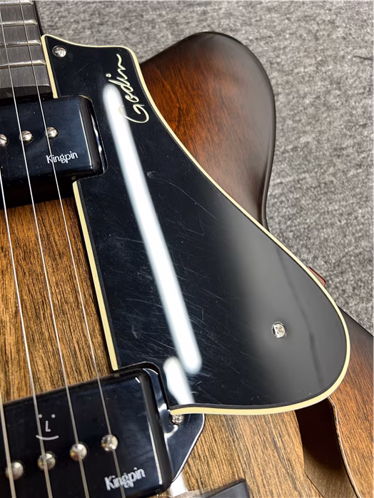 Godin LE 5th Avenue TL P90 Vintage Burst (použité) - Semiakustická gitara
