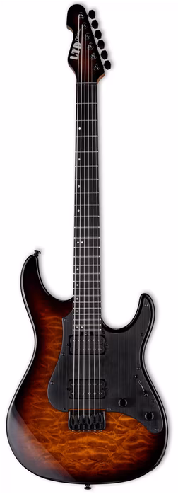 ESP LTD SN-1000HT QM Dark Brown Sunburst - Elektrická gitara