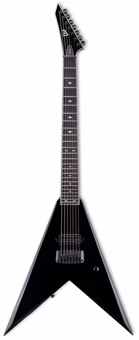 ESP LTD Jack Simmons JS-7 Baritone Black - Elektrická sedemstrunová gitara