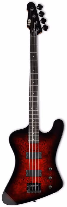 ESP LTD PHX-204DX Red Burst - Elektrická basgitara