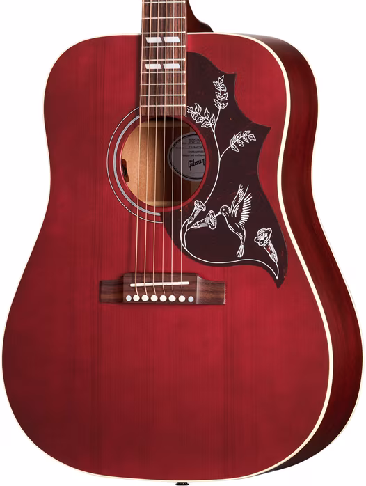 Gibson Hummingbird Special Satin Wine Red - Elektroakustická gitara