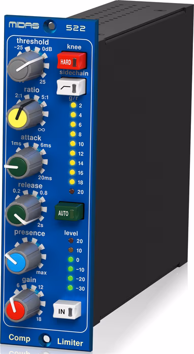 Midas COMPRESSOR LIMITER 522 V2 - Kompresor, limiter