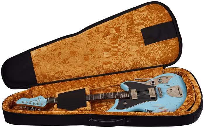 Novo Serus J Daphne Blue over '64 3-Tone Burst NAMM 26 - Elektrická gitara