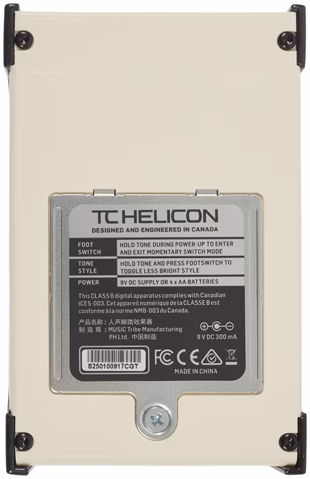 tc-helicon Critical Mass (rozbalené) - Vokální efektový procesor