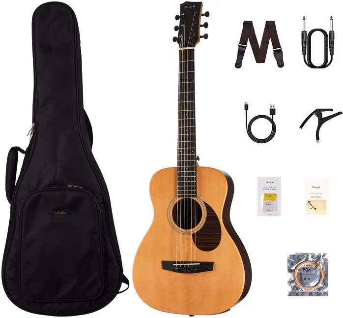 Enya Music X1 Pro Max Natural - Elektroakustická gitara