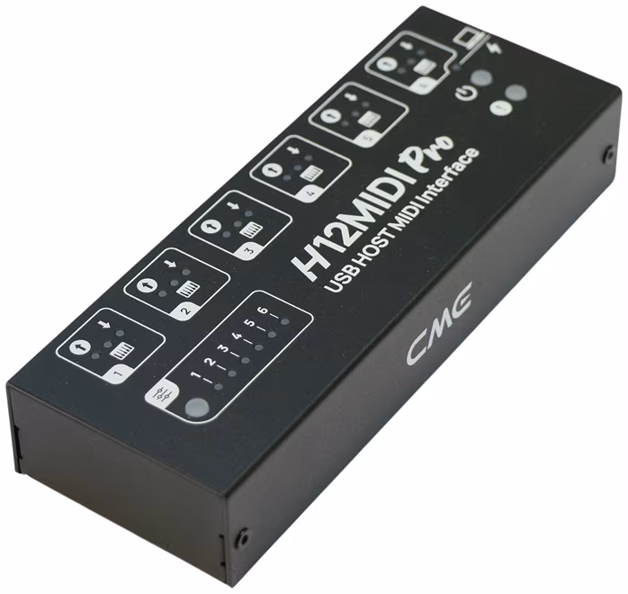 CME H12MIDI Pro - MIDI kontrolér, groove softvér