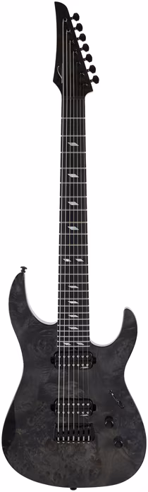 Legator Ninja Super Shred 7 Black - Elektrická sedemstrunová gitara