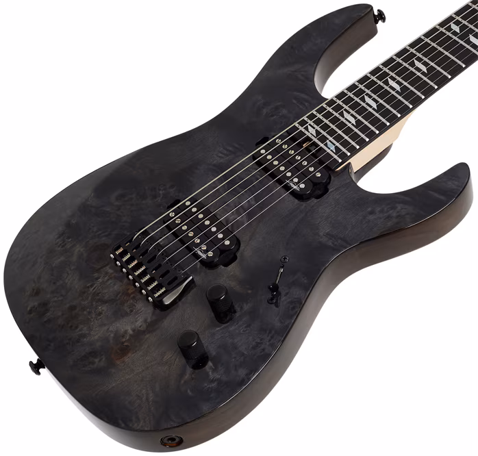 Legator Ninja Super Shred 7 Black - Elektrická sedemstrunová gitara