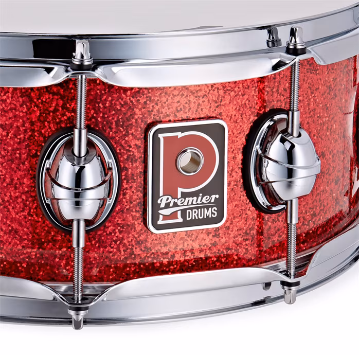 Premier Genista Classic 14" x 5,5" Snare Drum Red Sparkle - Snare bubienok