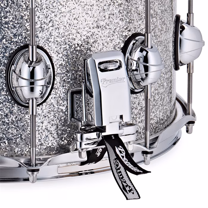 Premier Genista Maple 14" x 7" Snare Drum Silver Sparkle - Snare bubienok