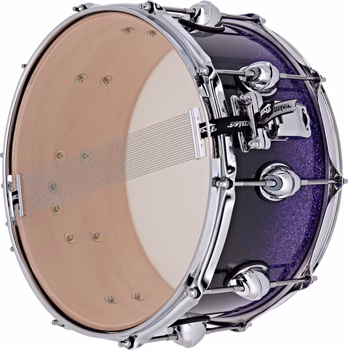 Premier Genista Maple 14" x 7" Snare Drum Purple Fade Sparkle - Snare bubienok