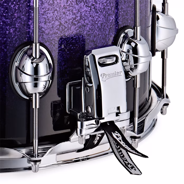 Premier Genista Maple 14" x 7" Snare Drum Purple Fade Sparkle - Snare bubienok