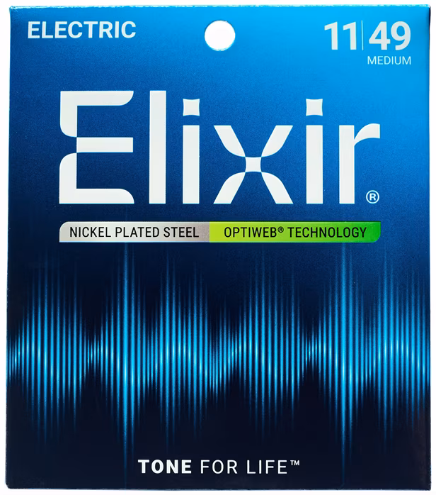 Elixir Optiweb Medium - Struny na elektrickú gitaru