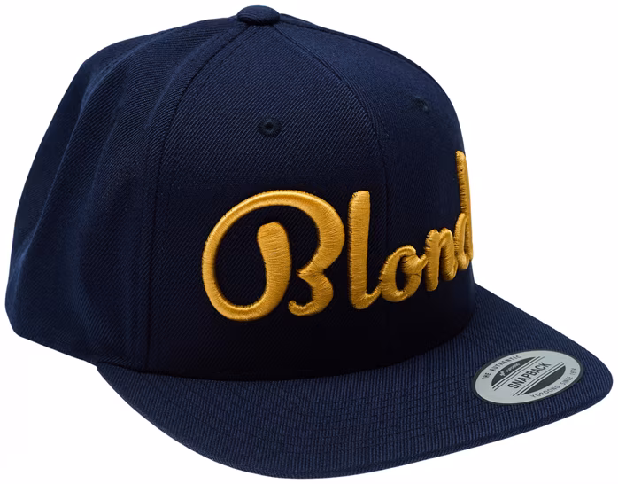 Blond Classic Snapback Navy & Gold - Šiltovka