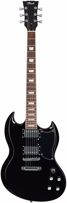 Blond SGS-100 Black - Elektrická gitara