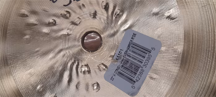 Zildjian 22" K Constantinople thin ride over hammmered (použité) - Činel ride