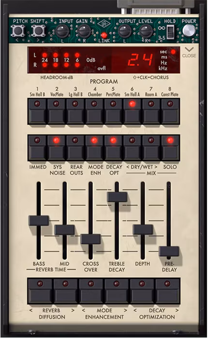 Universal Audio Lexicon 224 Digital Reverb - Softvér