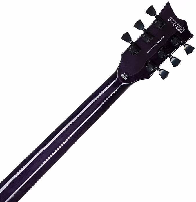 ESP LTD EC-1000 QM See Thru Purple Sunburst - Elektrická gitara