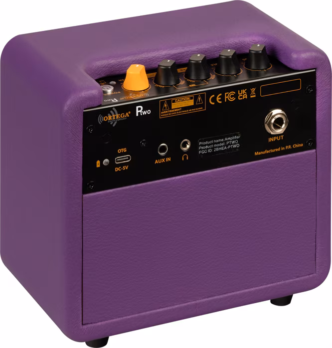 Ortega PTWO Limited Purple Edition - Kombo na akustické nástroje