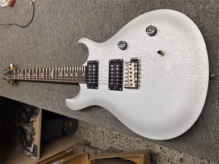 PRS SE CE24 Standard Satin Metallic Silver (zánovné) - Elektrická gitara