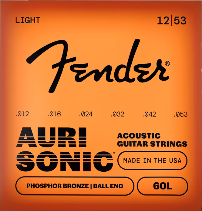 Fender AuriSonic 60L - Kovové struny na akustickú gitaru