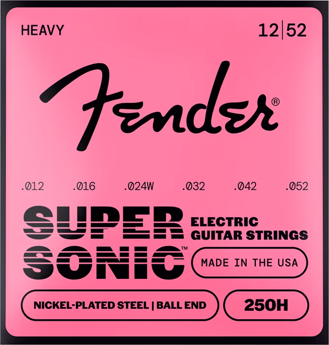 Fender SuperSonic 250H - Struny na elektrickú gitaru