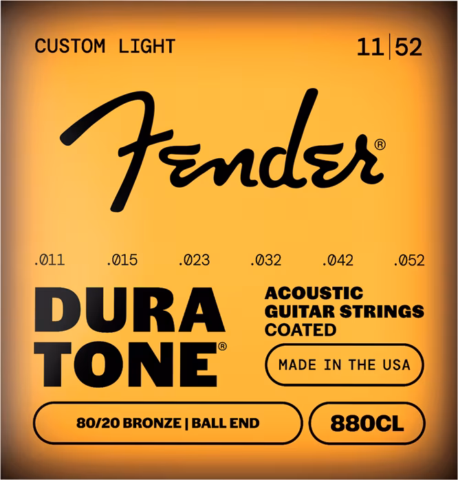Fender Dura-Tone 880CL - Kovové struny na akustickú gitaru