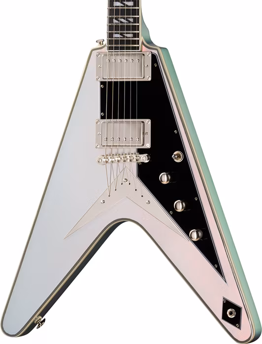 Epiphone Futura Flying V Custom Quicksilver Shift - Elektrická gitara